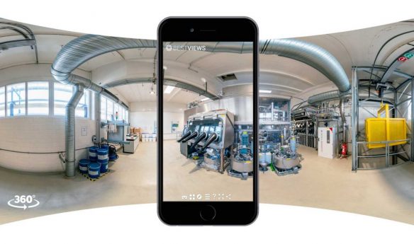 3D Panorama Tour Umicore mit dem Mobile erleben