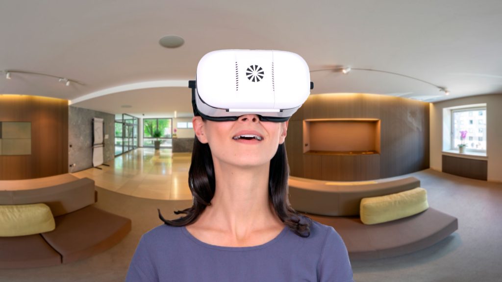 DPMA Messestand virtuell mit der VR Brille erleben