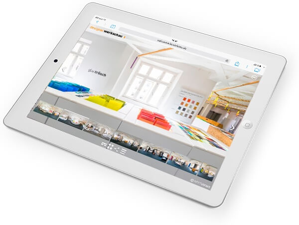 Virtueller Showroom für höchste Ansprüche - mit dem Tablet erleben.
