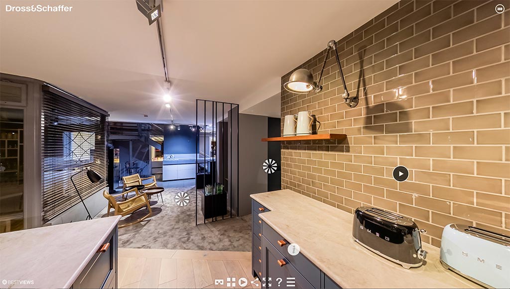 virtueller Rundgang Showroom Dross&Schaffer