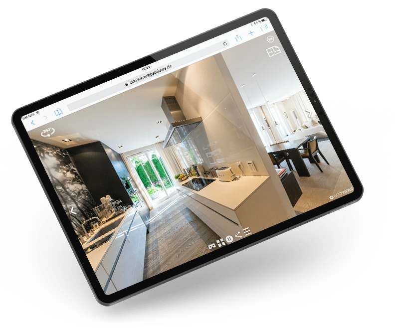 Hochwertige Ausstattung in einem virtuellen 360° Immobilien Rundgang