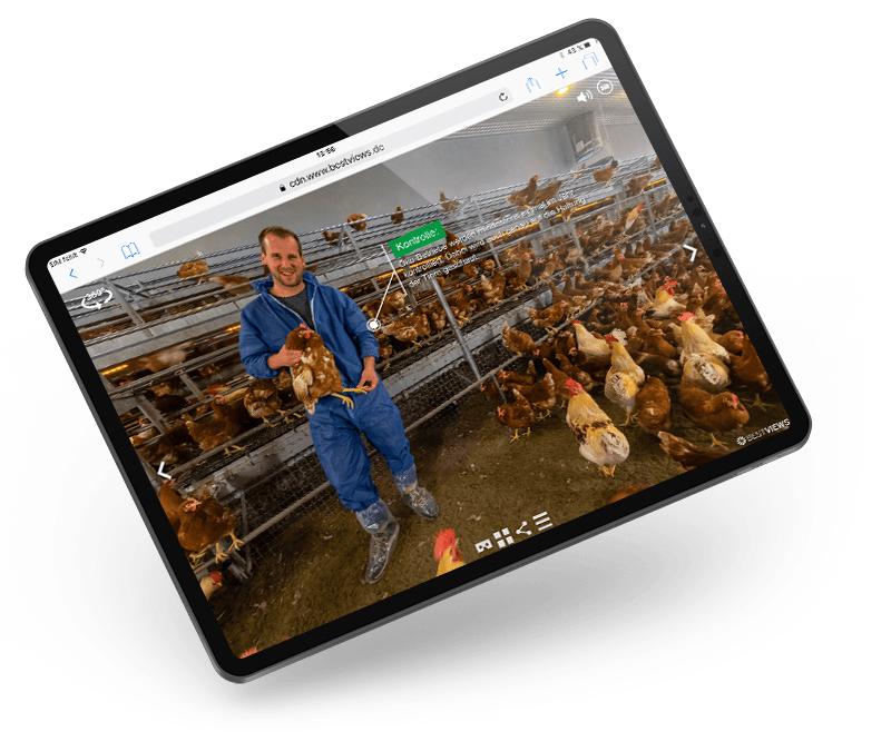 360° VR Tour Erlebnis Bio-Geflügelhof