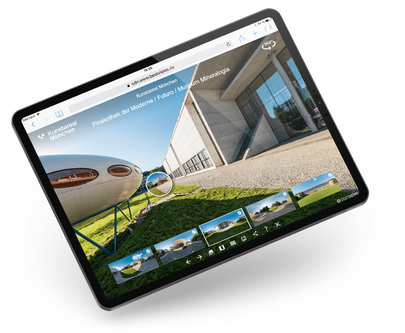 Virtueller 360° Rundgang Kunstareal München