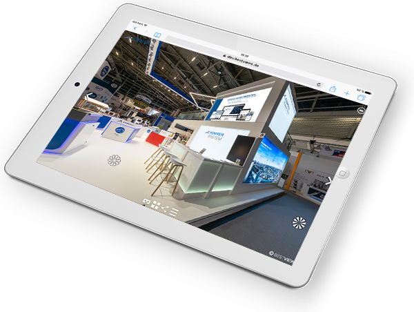 360 Grad virtueller Messestand Kemper System